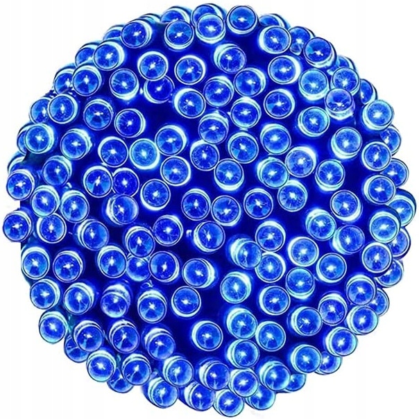 LAMPKI CHOINKOWE Świąteczne Światełka WEWNĘTRZNE 500led NIEBIESKIE L500N