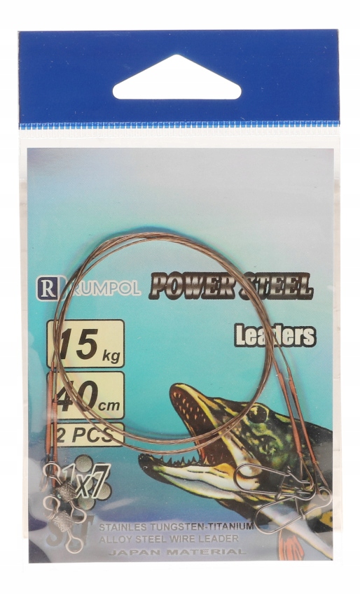 PRZYPONY WOLFRAMOWE 2 sztuki 40cm 15kg 310184