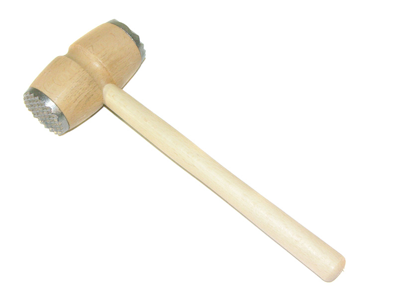 TŁUCZEK DREWNIANY młotek do MIĘSA OKUTY WR1