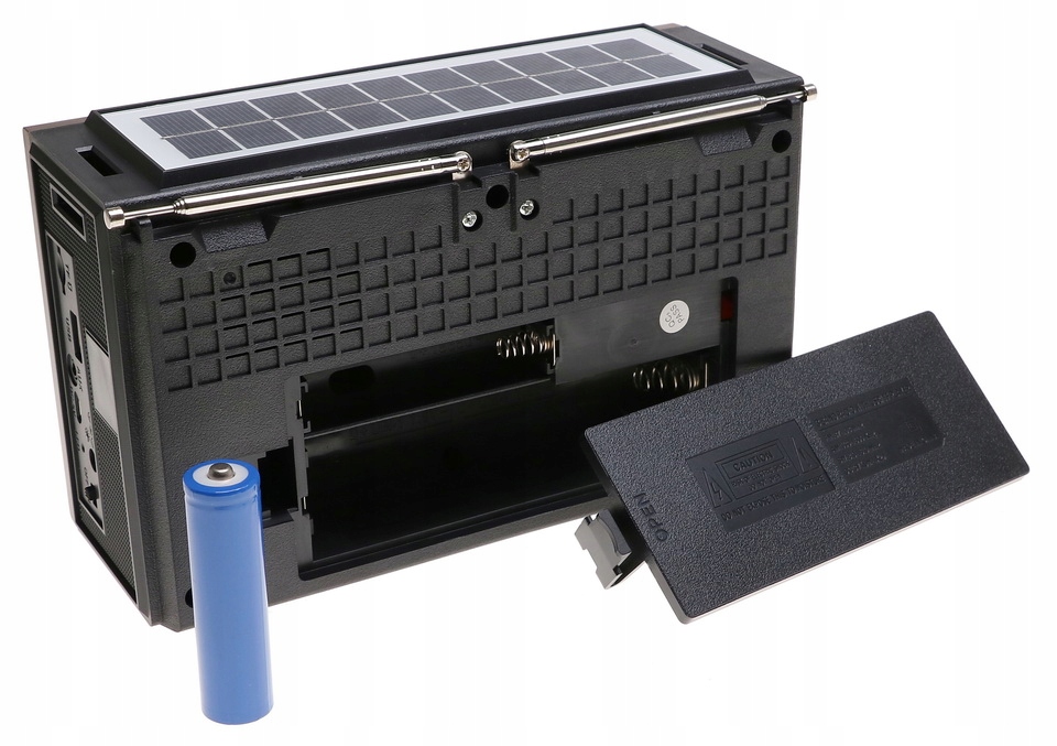 Radio PRZENOŚNE SOLARNE Głośnik Bluetooth Latarka