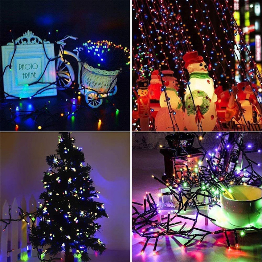 LAMPKI CHOINKOWE Świąteczne Światełka WEWNĘTRZNE 25led BIAŁE ZIMNE 9501W