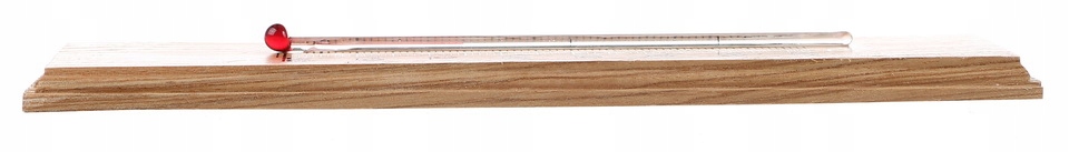TERMOMETR POKOJOWY drewniany BEZRTĘCIOWY 23cm TPS
