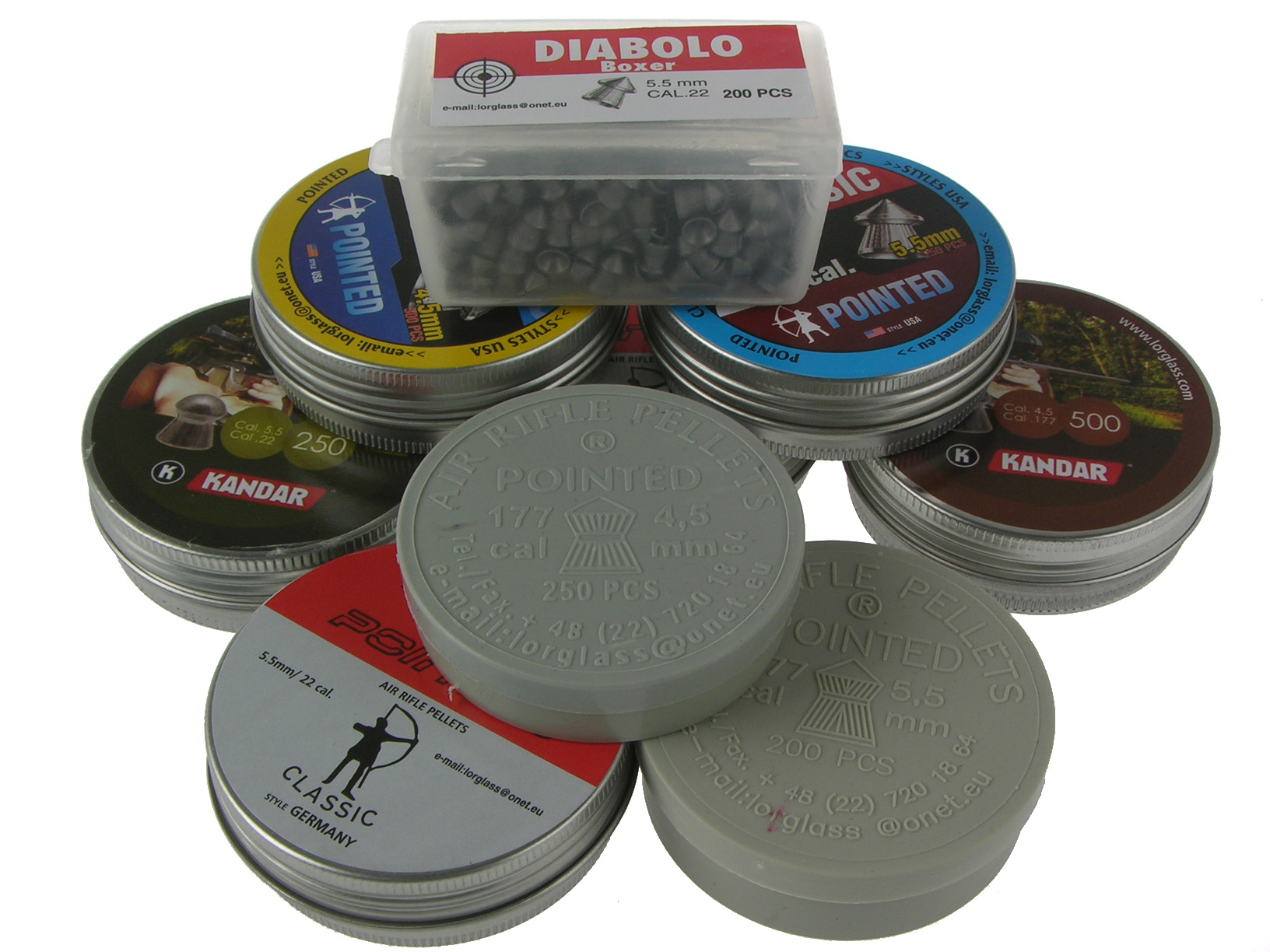 ŚRUT POINTED classic 4,5mm WIATRÓWKA 500szt 4,5PS