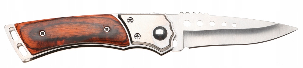 NÓŻ MYŚLIWSKI Scyzoryk Składany Turystyczny Sprężynowy Pokrowiec 1660