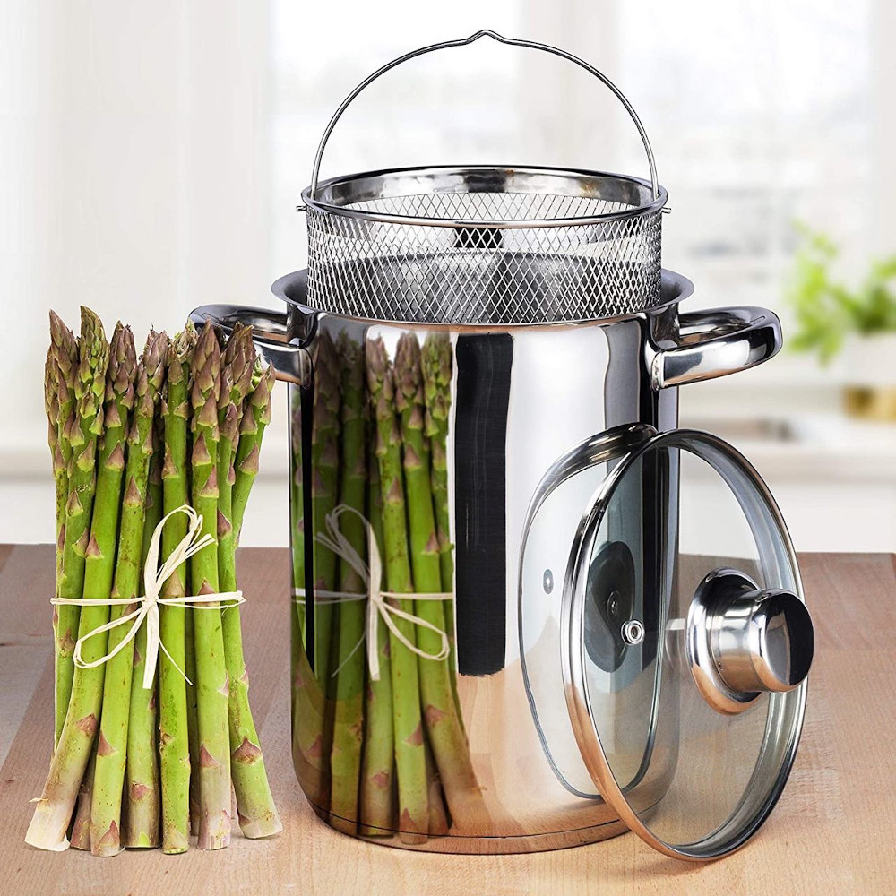 GARNEK Do Gotowania SZPARAGÓW Makaronu Frytek na SZPARAGI Warzywa 4L 7209