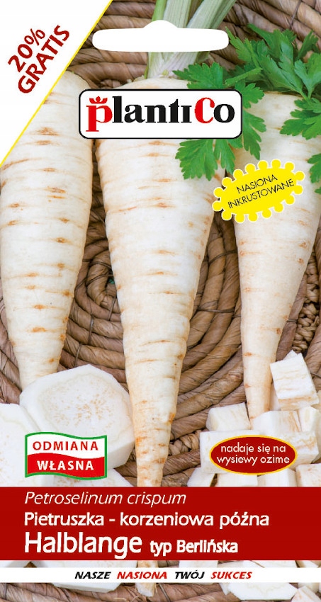 NASIONA Pietruszka Korzeniowa Halblange Berlińska GOF 6g PLANTICO 403710