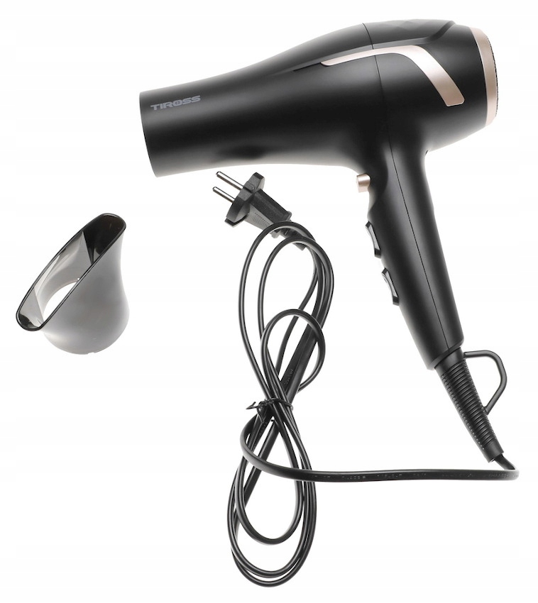 Suszarka do Włosów 1600W IONIC Jonizacja Koncentrator ZIMNY NAWIEW 1324