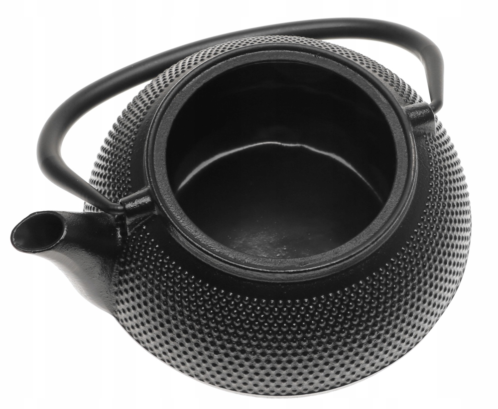 CZAJNIK ŻELIWNY Z Sitkiem imbryk ZAPARZACZ Do Herbaty Kawy Ziół 0,8l 4029