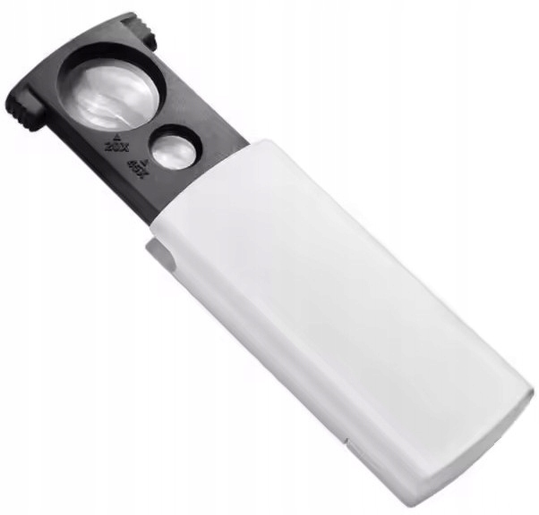 LUPA JUBILERSKA Z LATARKĄ LED Latarka Kieszonkowa 45x 20x 2030