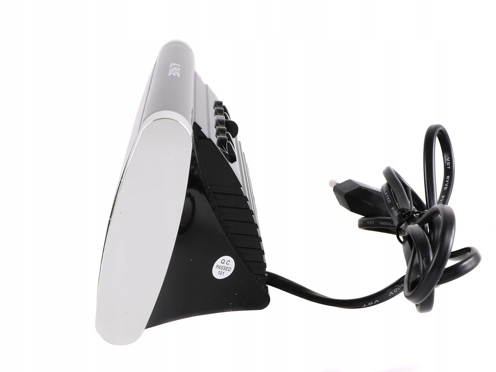 BUDZIK Zegar Cyfrowy Z Alarmem Elektroniczny LED Sieciowy Czerwony 391