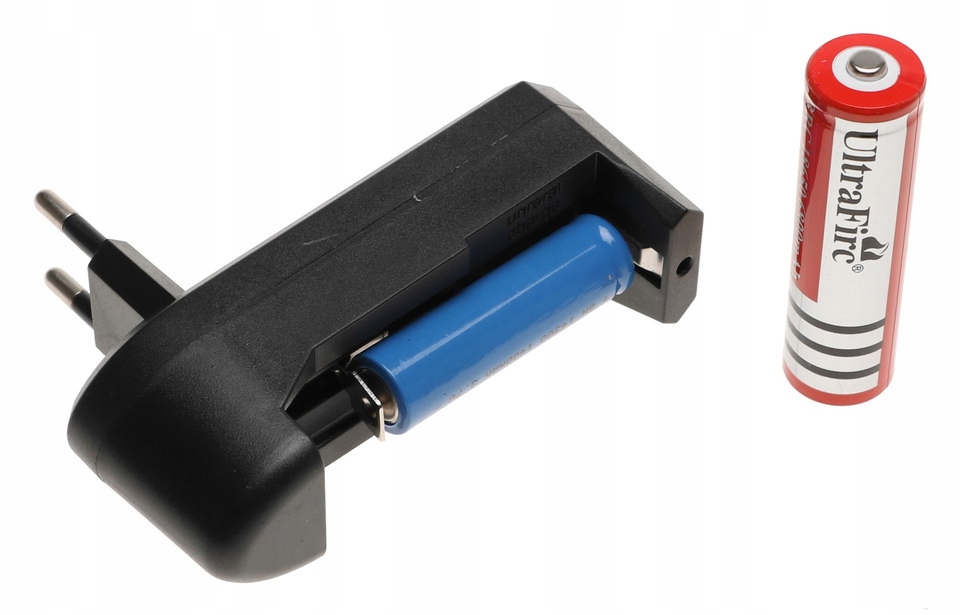 LATARKA LED Taktyczna x2 Akumulatorowa ZESTAW LATAREK Latarki ZOOM 2596