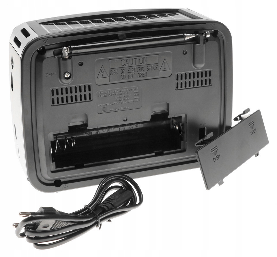 Radio RETRO Przenośne SOLARNE Głośnik Latarka MP3 USB Solar BLUETOOTH 777