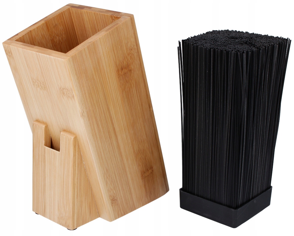 STOJAK na NOŻE Bambusowy do NOŻY Blok Pojemnik Uniwersalny Uchwyt 3164