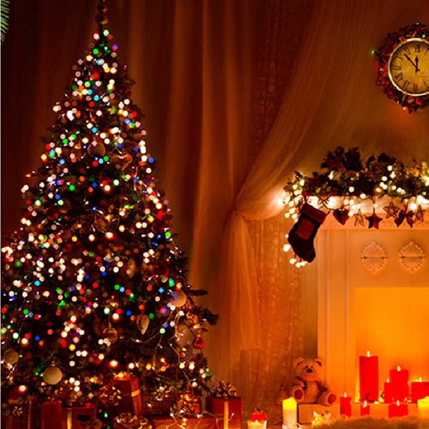 LAMPKI CHOINKOWE Świąteczne Światełka WEWNĘTRZNE 25led BIAŁE ZIMNE 9501W