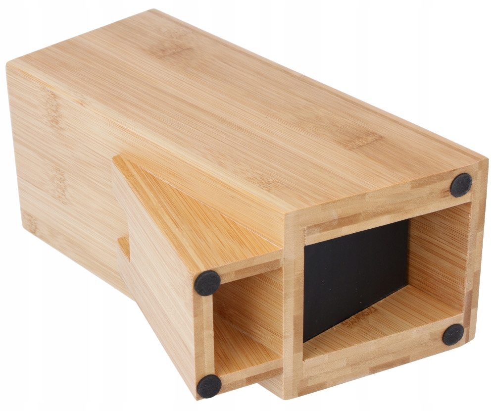 STOJAK na NOŻE Bambusowy do NOŻY Blok Pojemnik Uniwersalny Uchwyt 3164