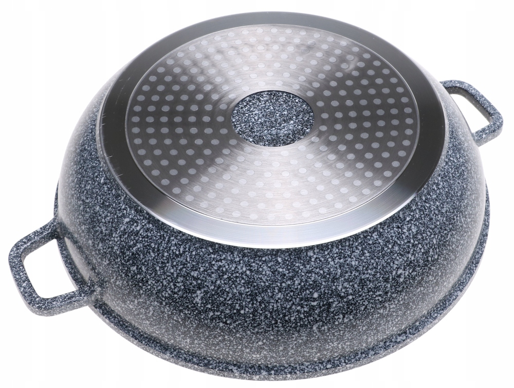 GARNEK Niski MARMUROWY 32cm WOK Indukcja 5,5l 7070