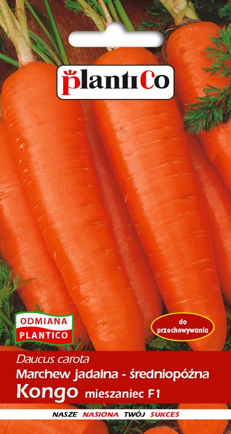 NASIONA Marchew Jadalna Kongo Mieszaniec 5g PLANTICO 403352
