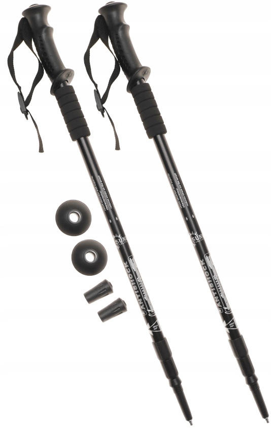 KIJKI Trekkingowe NORDIC WALKING Do Chodzenia Kije REGULOWANE 135cm 2663