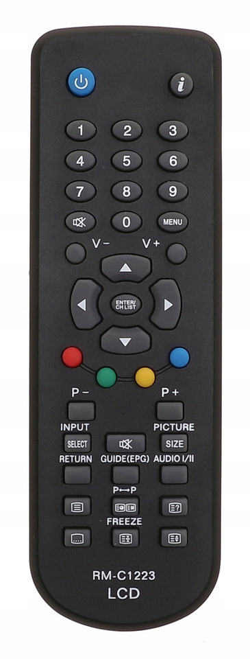 PILOT Do TV Telewizora JVC LCD ORION RM-C1223