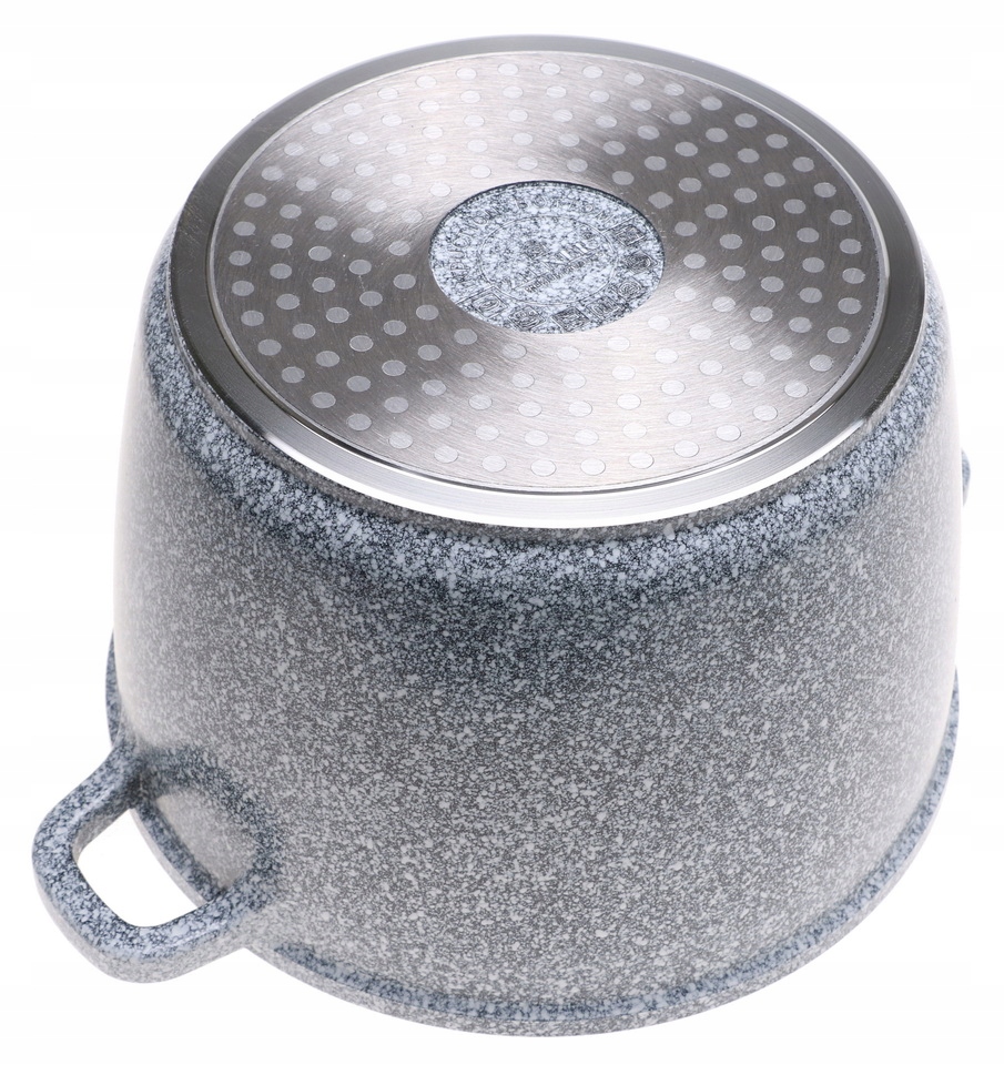 GARNEK Ceramiczny Marmurowy KOCIOŁEK Głęboki Wysoki 10l 28cm 3909