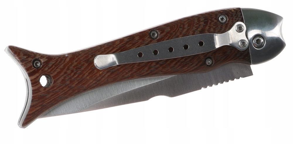 NÓŻ Ryba Scyzoryk Składany Sprężynowy N146