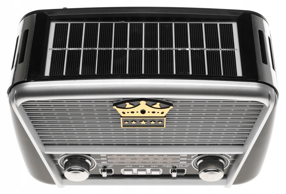 Radio RETRO Przenośne SOLARNE Głośnik Latarka MP3 USB Solar BLUETOOTH 777