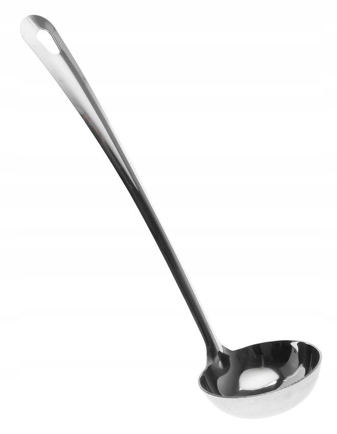 CHOCHLA Stalowa Chochelka NABIERKA Wazowa ŁYŻKA Do ZUPY A2152