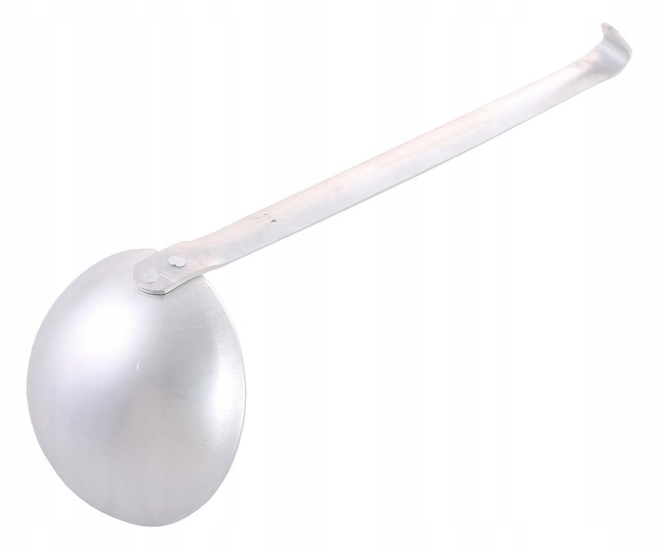 CHOCHLA Aluminiowa Chochelka NABIERKA Wazowa ŁYŻKA Do Zupy 9cm CA9