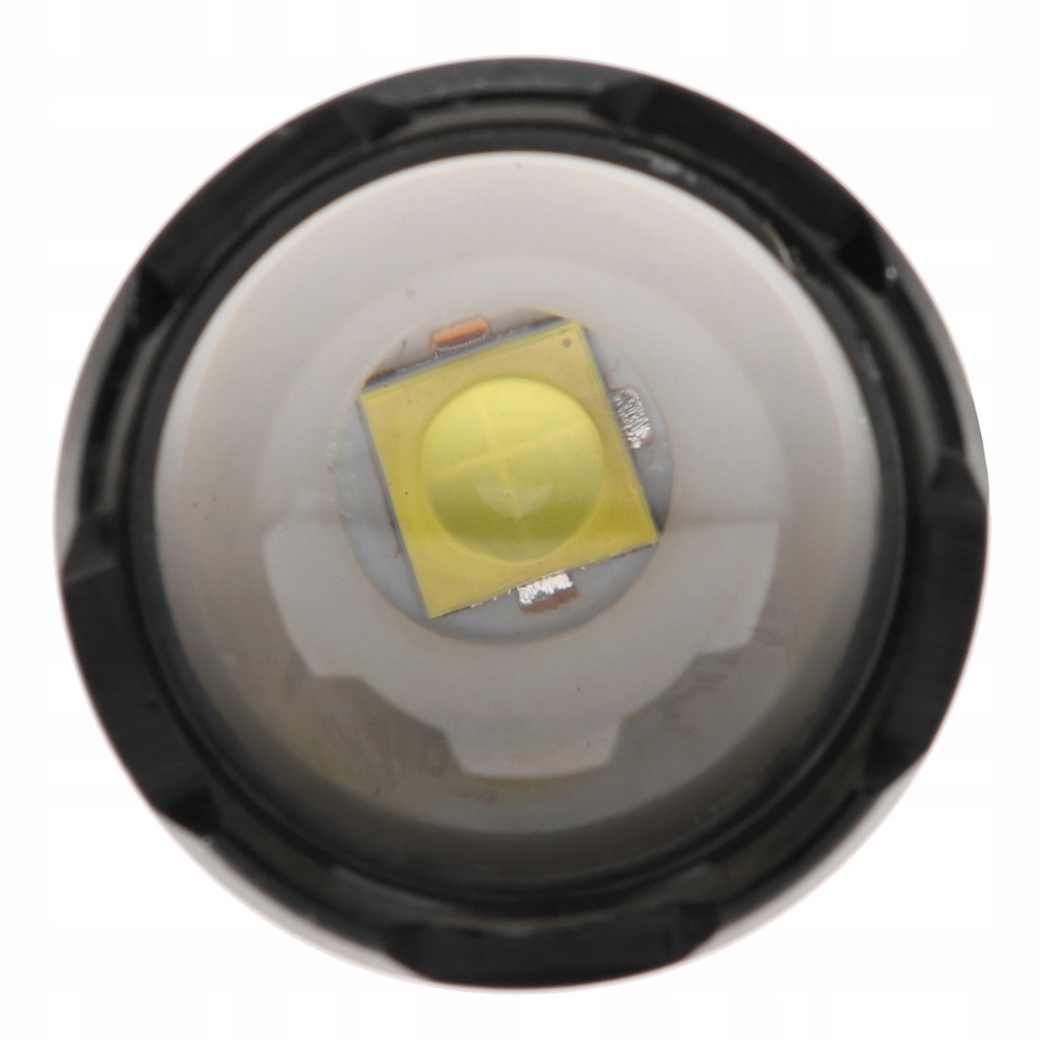 LATARKA LED MOCNA Z Wyświetlaczem Taktyczna MOCNA USB ZOOM A6635