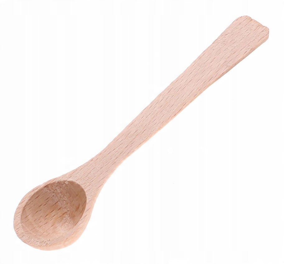 CZERPAK Drewniany ŁOPATKA Nabierak Mały 8cm Do Przypraw Mąki Cukru L58
