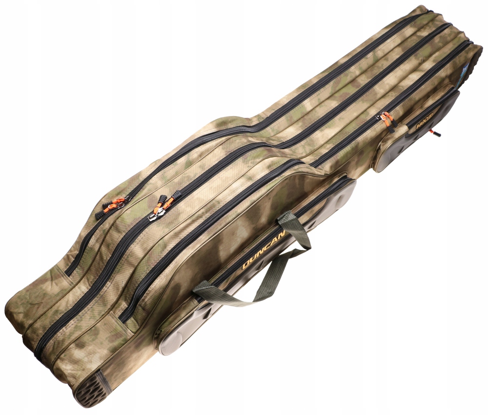 POKROWIEC Wędkarski Torba Na WĘDKI 2 Kieszenie 3 KOMORY 150cm 200051