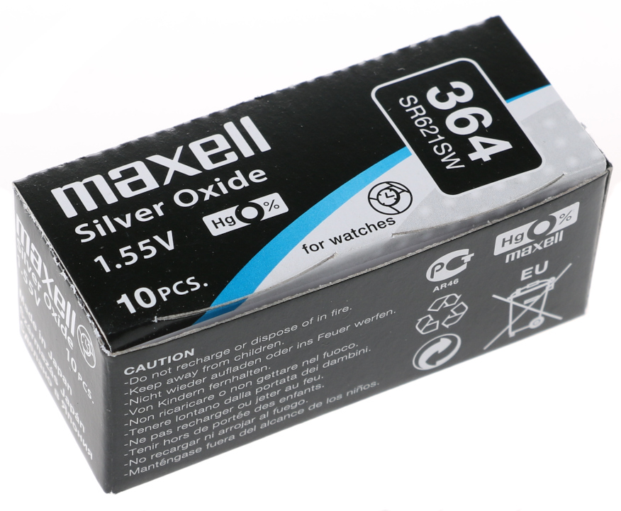 10 sztuk 10x BATERIA AG1 364 SR621 SW Srebrowa