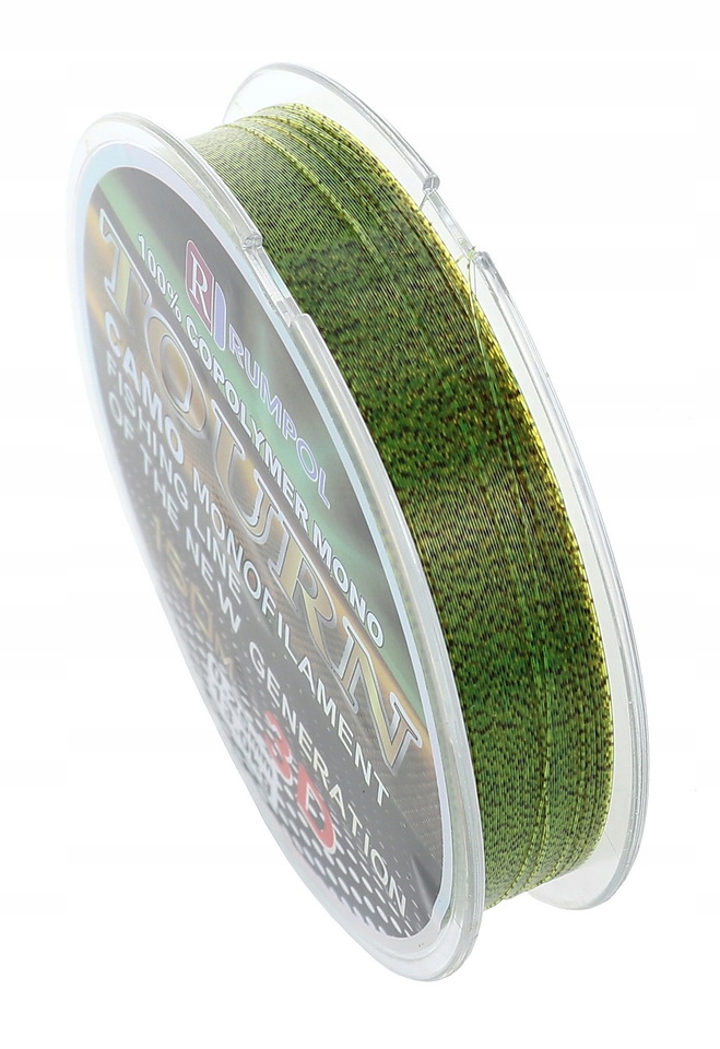 ŻYŁKA Wędkarska 150m RUMPOL CAMO Male 3D Tonąca 0,35mm 22kg Monofilament