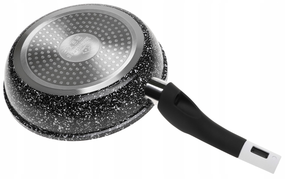 PATELNIA GRANITOWA Nieprzywierająca Powłoka 22cm INDUKCJA Gaz 8633