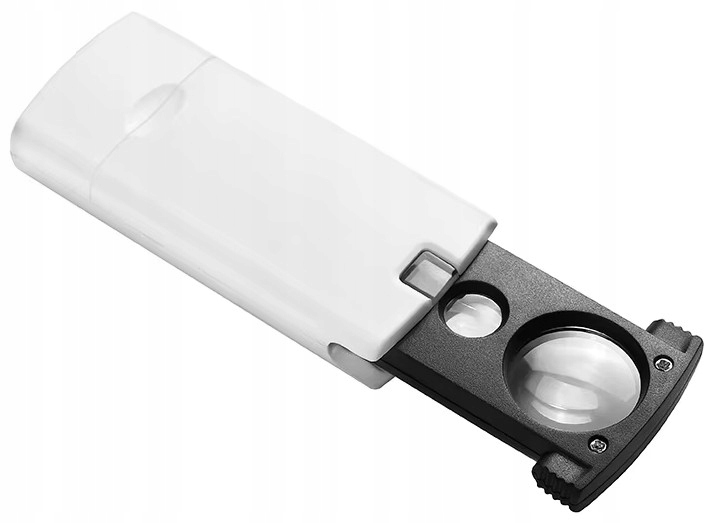 LUPA JUBILERSKA Z LATARKĄ LED Latarka Kieszonkowa 45x 20x 2030