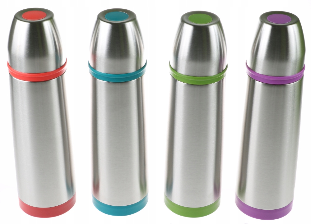 TERMOS kubek TERMICZNY 350ml STAL KOLORY 4305