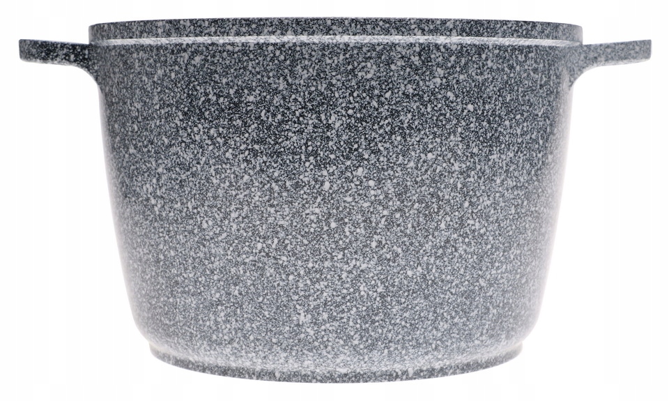 GARNEK Ceramiczny Marmurowy KOCIOŁEK Głęboki Wysoki 10l 28cm 3909