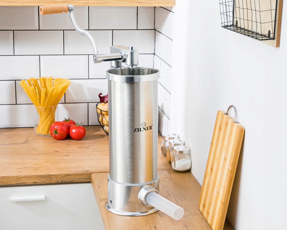 NADZIEWARKA Maszynka Do MIĘSA KIEŁBASY 2 TŁOKI Nabijarka Szpryca 5,5kg 3905