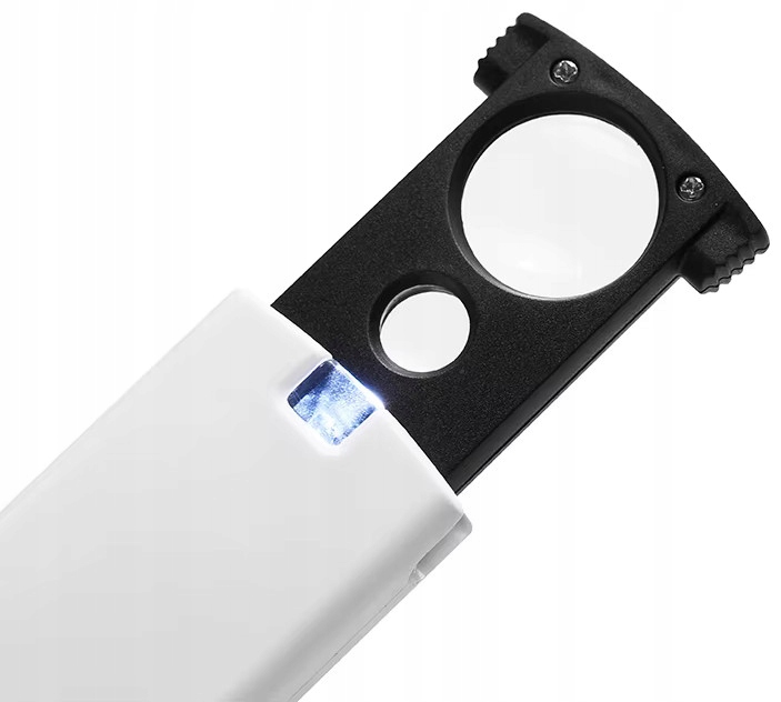 LUPA JUBILERSKA Z LATARKĄ LED Latarka Kieszonkowa 45x 20x 2030