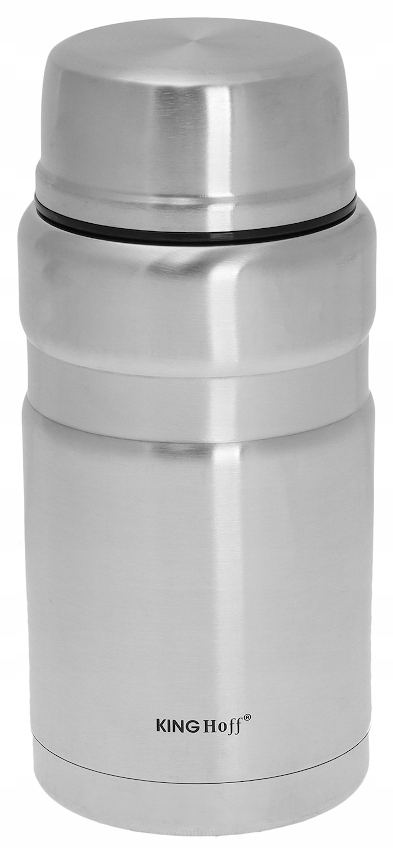 TERMOS OBIADOWY Menażka 0,75L POJEMNIK Na ZUPĘ Żywność Obiad Z ŁYŻKĄ 1458