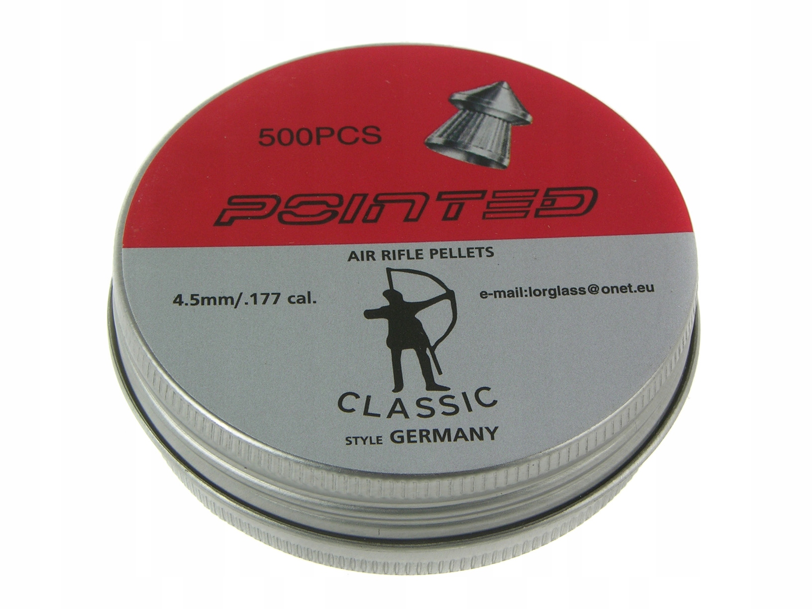 ŚRUT POINTED classic 4,5mm WIATRÓWKA 500szt 4,5PS