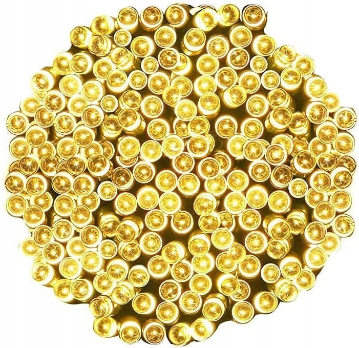 LAMPKI CHOINKOWE Świąteczne Światełka WEWNĘTRZNE 100led BIAŁE CIEPŁE L100C