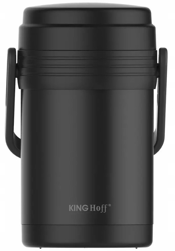 TERMOS OBIADOWY Menażka 3 POJEMNIKI Na ZUPĘ Żywność Obiad 1,5L 1396