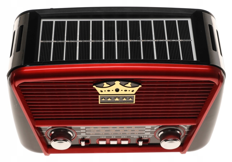 Radio RETRO Przenośne SOLARNE Głośnik Latarka MP3 USB Solar BLUETOOTH 777