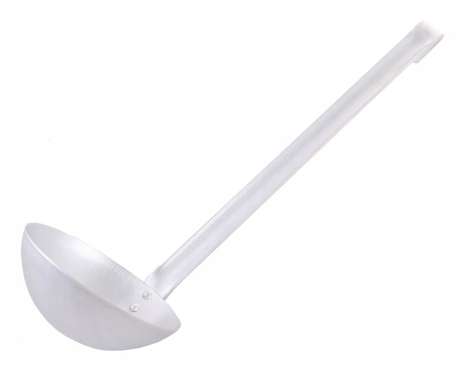 CHOCHLA Aluminiowa Chochelka NABIERKA Wazowa ŁYŻKA Do Zupy 9cm CA9