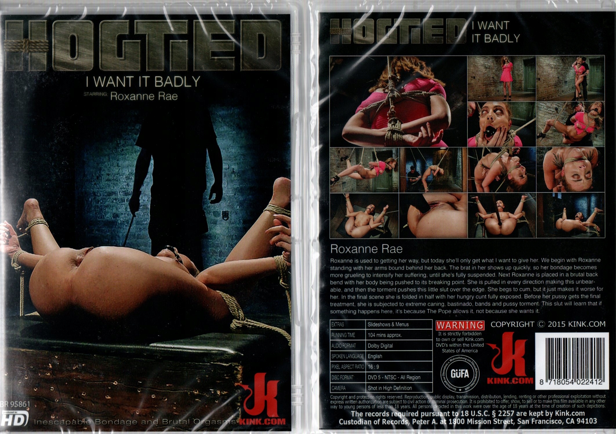 KINK HOGTIED BEZLITOSNE TORTURY ROXANNE RAE+GRATIS