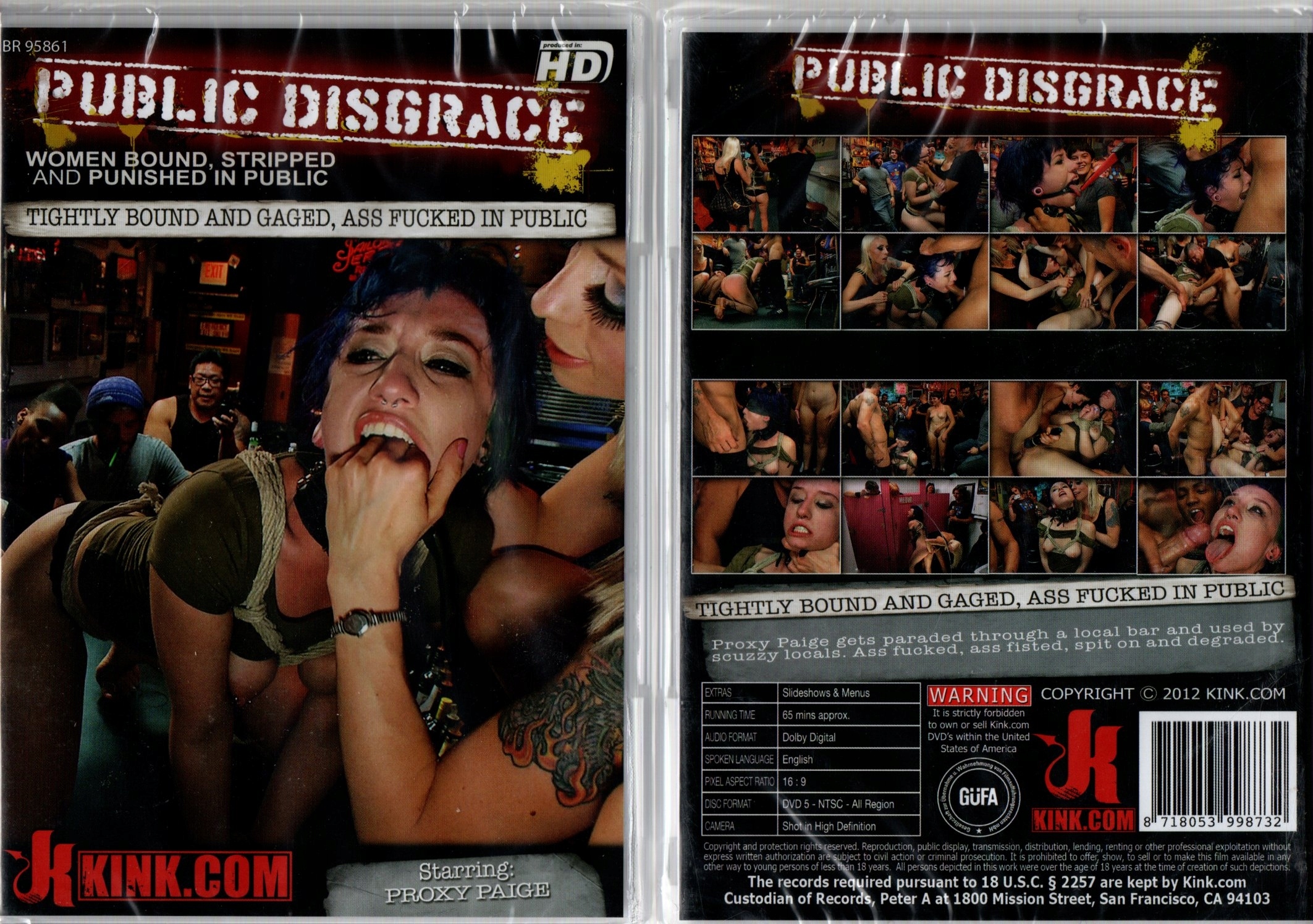 KINK PUBLIC DISGRACE ANAL W BARZE + GRATIS!!