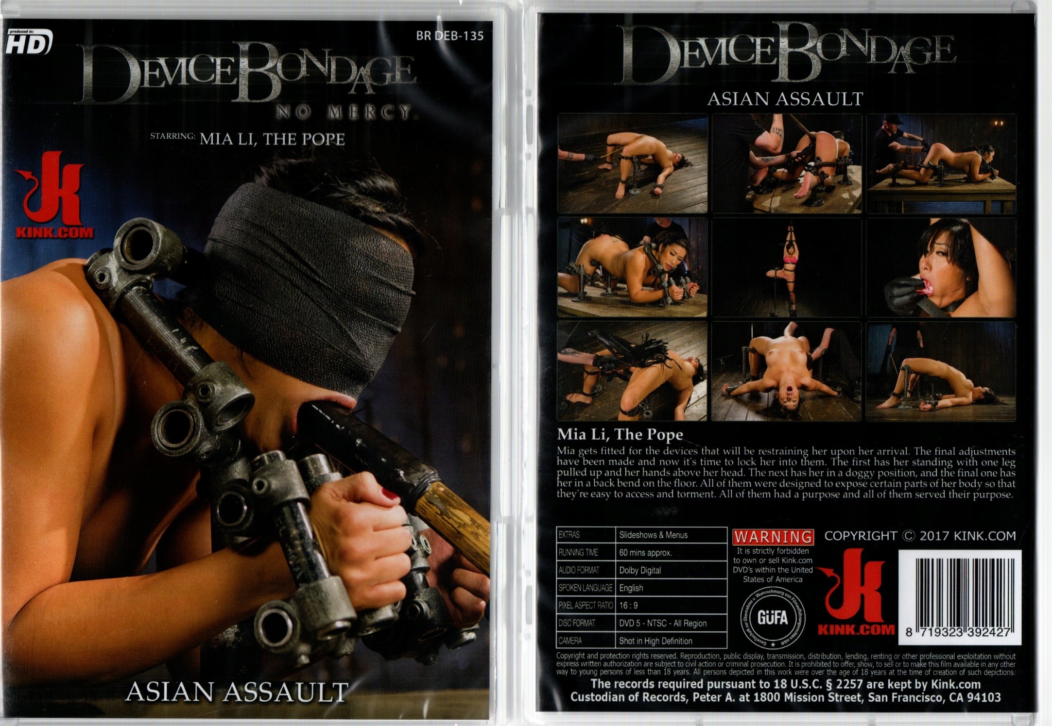 KINK DEVICE BONDAGE ATAK NA AZJATKĘ + GRATIS!!!