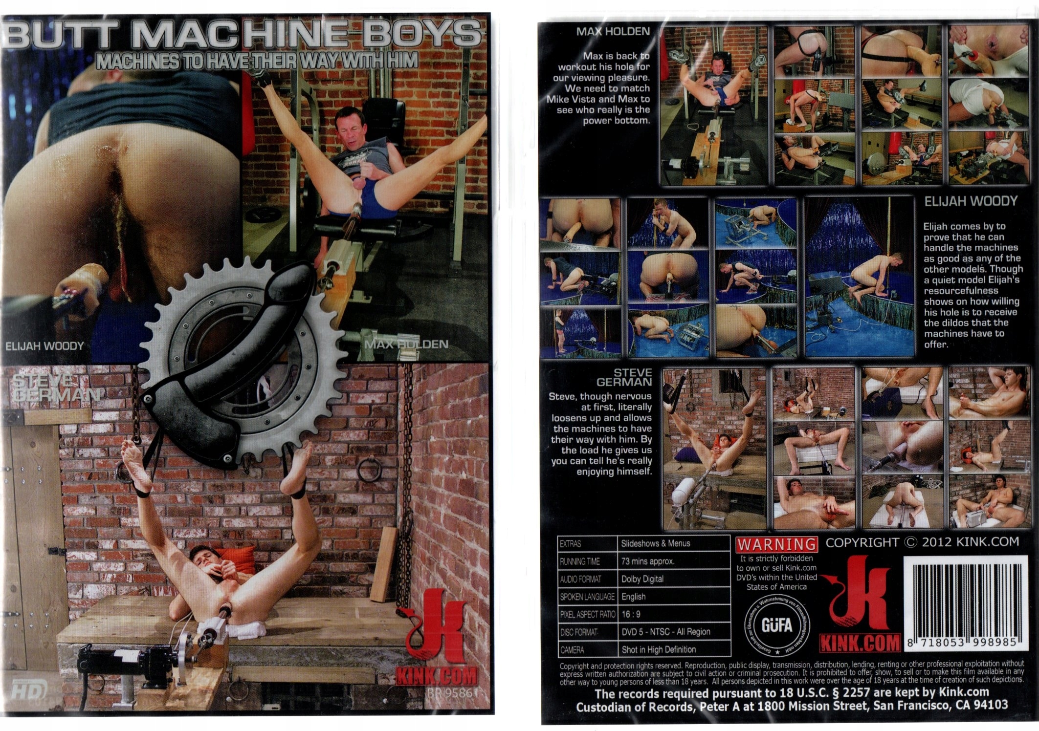 KINK BUTTMACHINE BOYS SEKS-MASZYNY NA SIŁCE+GRATIS