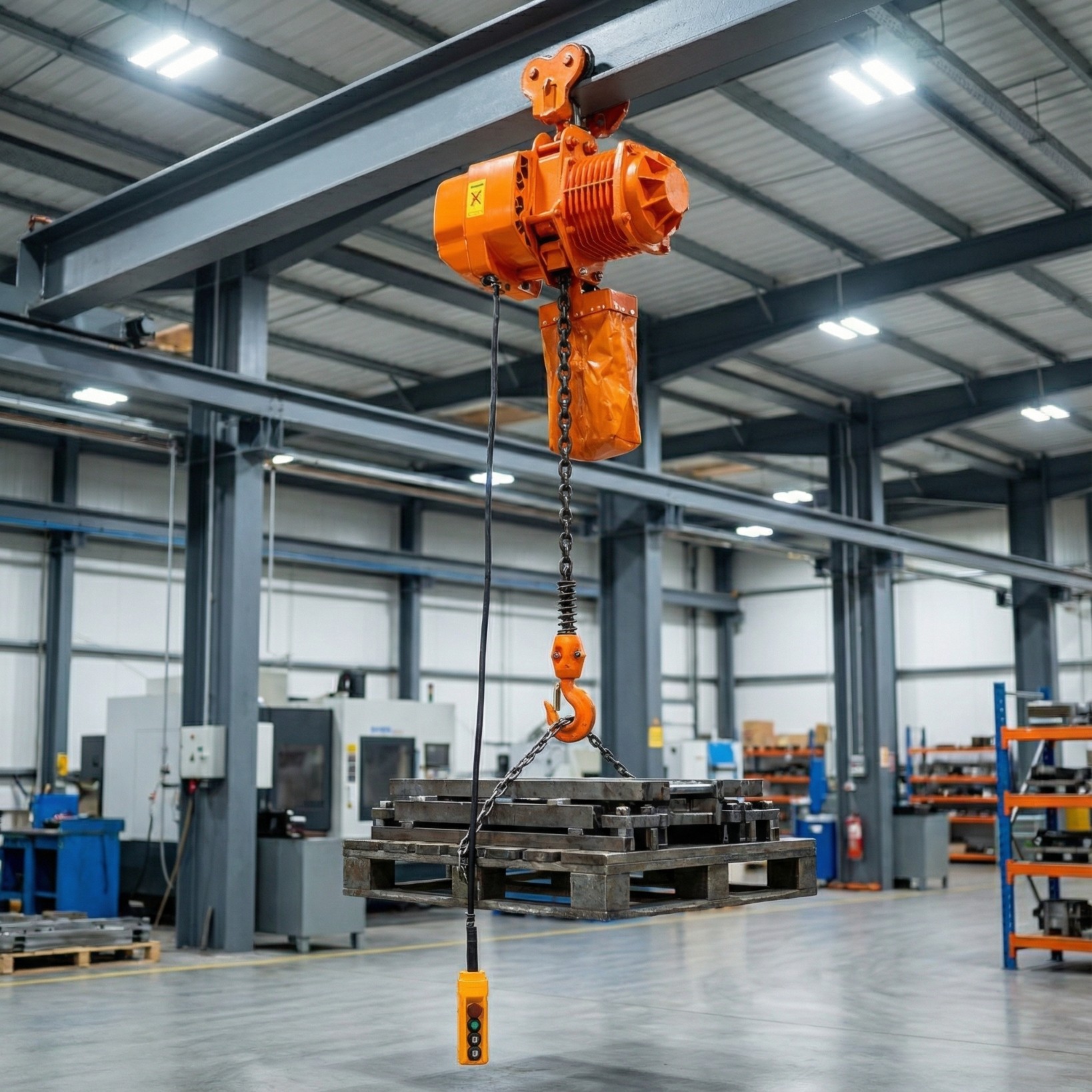 Elektryczna wciągarka łańcuchowa Viber-System EW2000 2000 kg / 4 metry